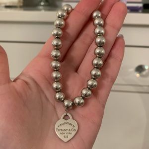 Tiffany & Co. Heart Bead Bracelet